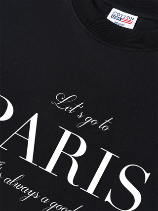 Áo Thun Relaxed Fit  City Let's go to Paris