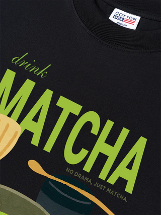 Áo Thun Relaxed Fit Daily Cup Drink Matcha