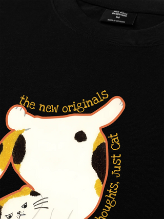 Áo Thun Relaxed Fit No Though Just Cat