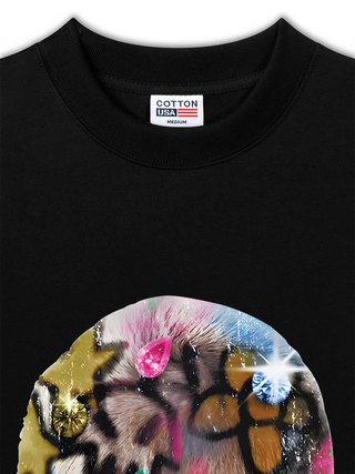 Áo Thun Relaxed Fit  Rapper Hip Hop Style Racing Star