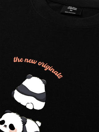 Áo Thun Relaxed Fit Panda Moooood