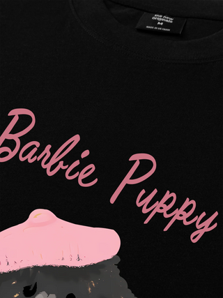 Áo Thun Relaxed Fit Animal Barbie Puppy