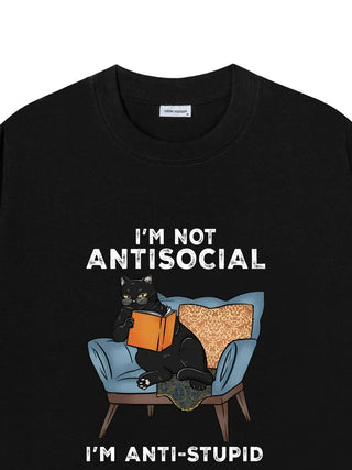 Áo Thun Relaxed Fit I'm Not Antisocial