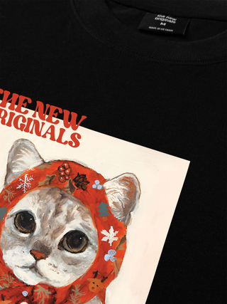 Áo Thun Relaxed Fit Muse Cat