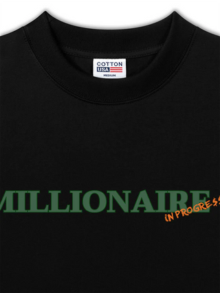 Áo Thun Relaxed Fit Money Millionaire In Progress