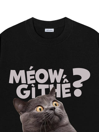 Áo Thun Relaxed Fit Méo Gì Thế