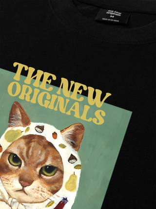 Áo Thun Relaxed Fit Lady Cat