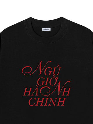 Áo Thun Relaxed Fit Ngủ Giờ Hành Chính