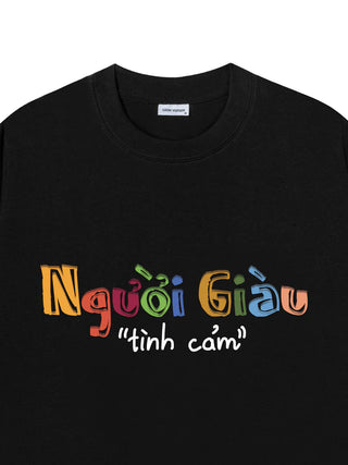 Áo Thun Relaxed Fit Người Giàu