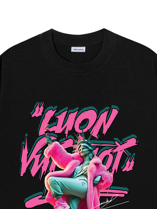 Áo Thun Relaxed Fit  LULNVUITUOI Funny Liberties