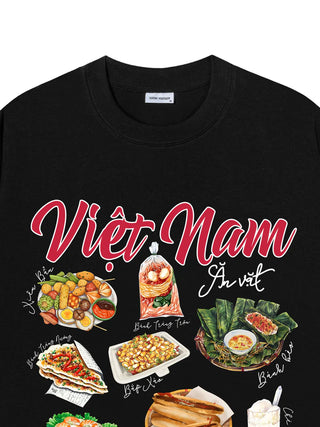 Áo Thun Relaxed Fit Việt Nam Ăn Vặt