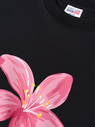 Áo Thun Relaxed Fit Floral Pink Flower