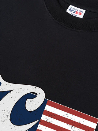 Áo Thun Relaxed Fit USA Vintage Flag