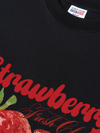 Áo Thun Relaxed Fit Tropical Strawberry Fresh Club