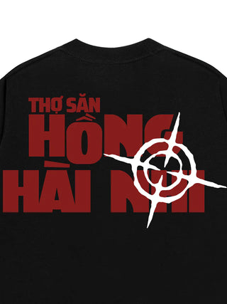 Áo Thun Relaxed Fit Thợ Săn Hồng Hài Nhi