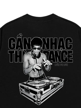 Áo Thun Relaxed Fit Gần Nhạc Thì Dance