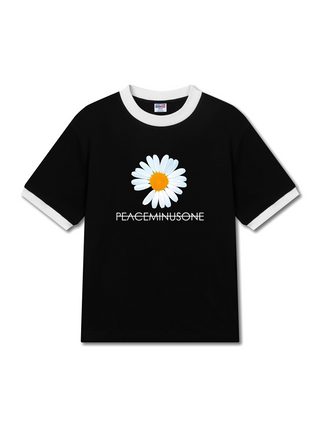 Áo Thun Ringer Relaxed Fit Floral Peace Minusone
