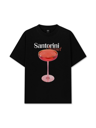 Áo Thun Relaxed Fit Fresh Santorini Sunset