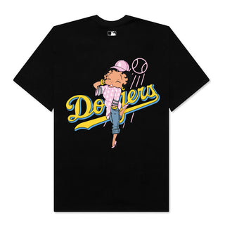 Áo Thun Oversize MLB Betty Boop Los Angeles Dodgers