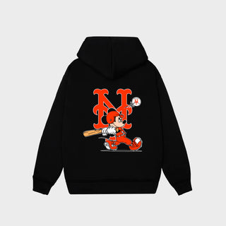 Áo Hoodie MLB New York Mets Mickey Mouse Player