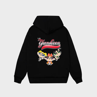 Áo Hoodie MLB New York Yankees The Powerpuff Girls