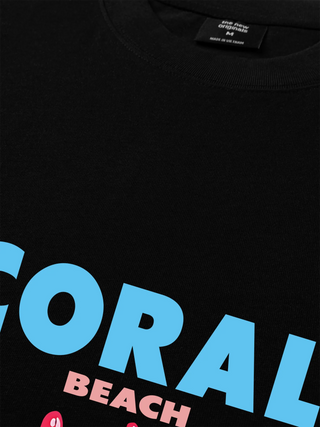 Áo Thun Relaxed Fit Summer Vibes Coral Beach