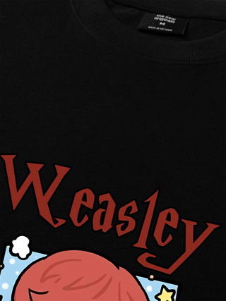 Áo Thun Relaxed Fit Harrry Potter Weasley Chibi