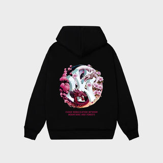 Áo Hoodie MLB Floral Dragon Cloudy