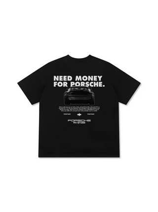 Áo Thun Relaxed Fit Porsche All Black 911 GT3RS