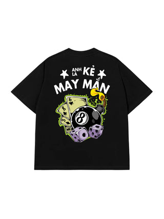 Áo Thun Relaxed Fit Anh Là Kẻ May Mắn