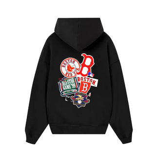 Áo Hoodie MLB Boston Red Sox Logo Red