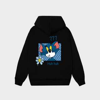 Áo Hoodie MLB Floral Funny Tom And Girlfriend