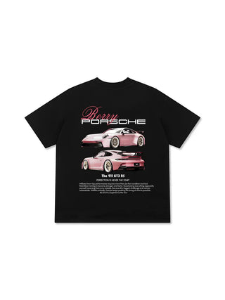 Áo Thun Relaxed Fit Porsche Berry Porsche