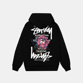 Áo Hoodie Stussy Floral Eye