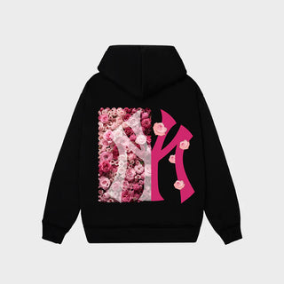 Áo Hoodie MLB Floral Pink Rose