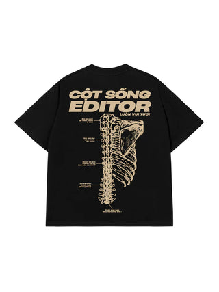 Áo Thun Relaxed Fit Cột Sống Editor