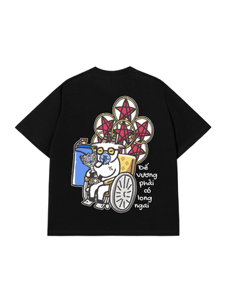 Áo Thun Relaxed Fit Chú Bé Tê Liệt