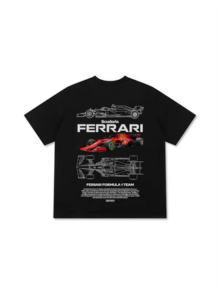 Áo Thun Relaxed Fit  Ferrari The Pracing Horse