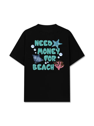 Áo Thun Relaxed Fit Ocean Need Momney For Beach