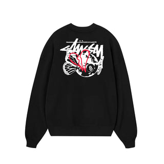 Áo sweater Stussy Butterfly Billiard Ball