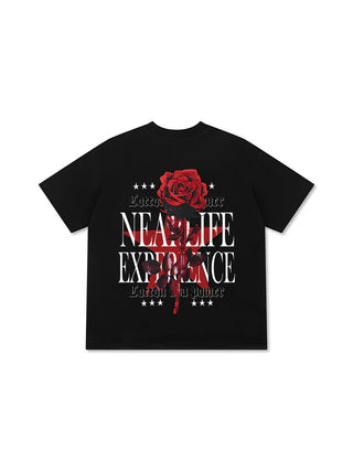 Áo Thun Relaxed Fit Floral Rose Flower