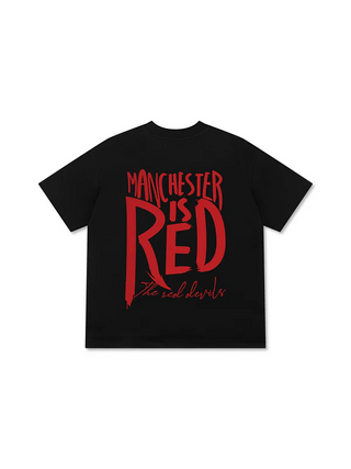 Áo Thun Relaxed Fit Soccer Manchester is Red