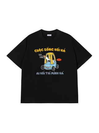 Áo Thun Relaxed Fit Meme Chú Vịt Cuộc Sống Hối Hả