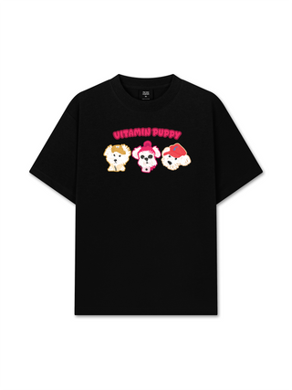 Áo Thun Relaxed Fit Animal Mood Viatmin Puppy