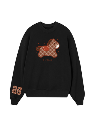 Plaid Horse Sweater