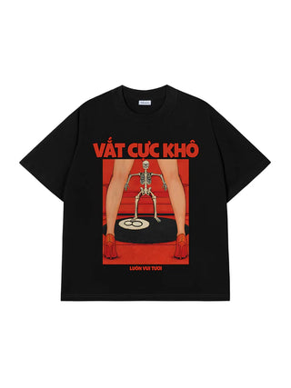 Áo Thun Relaxed Fit Vắt Cực Khô