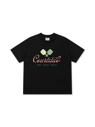 Áo Thun Relaxed Fit Pickleball Courtside Dine Social Pickle