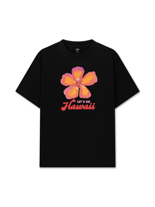 Áo Thun Relaxed Fit Summer Vibes Hawai Flower