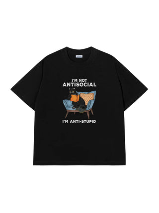 Áo Thun Relaxed Fit I'm Not Antisocial