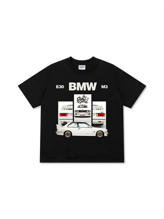 Áo Thun Relaxed Fit BMW E30 M3 White